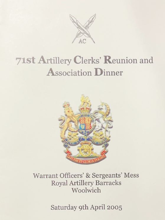 71st AC Reunion Dinner - 9th April 2005